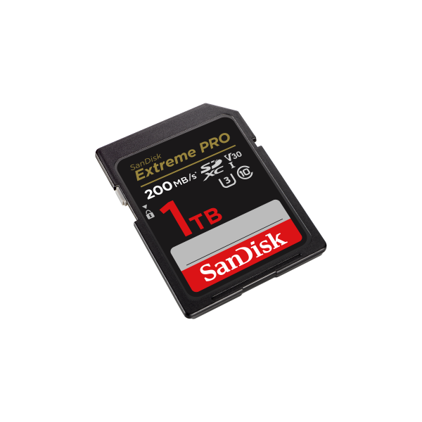 SANDISK 121599, SDXC EXT PRO KARTYA 1TB, 200/140 MB/s , UHS-I, Class 10, U3, V30 (00121599)