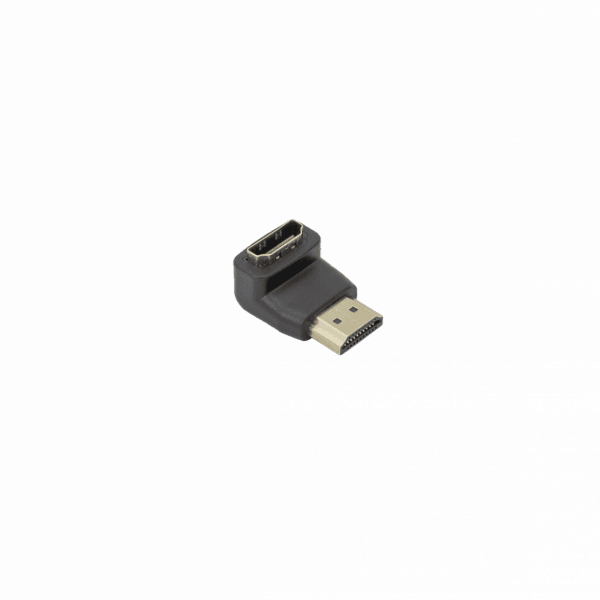 SBOX Adapter AD.HDMI-F/M-90/R, ADAPTER HDMI Male -> HDMI Male 90° (AD.HDMI-F/M-90/R)