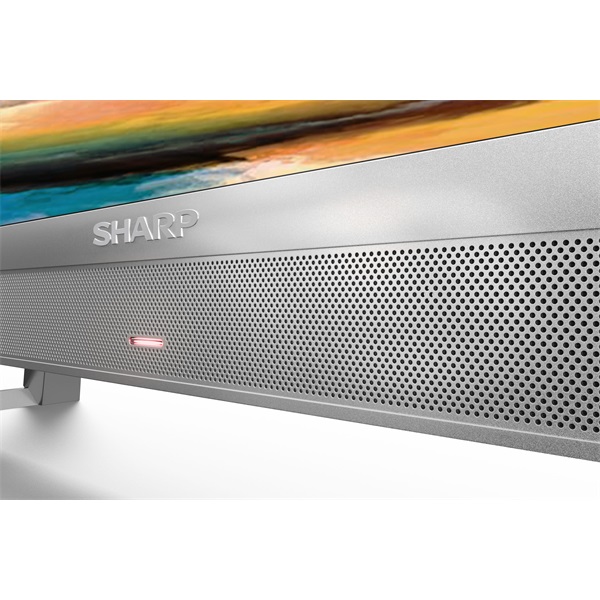 SHARP Android TV 4K UHD, 50" 4K ULTRA HD QUANTUM DOT SHARP ANDROID TV™ (50EQ4EA), Ezüst (50EQ4EA)