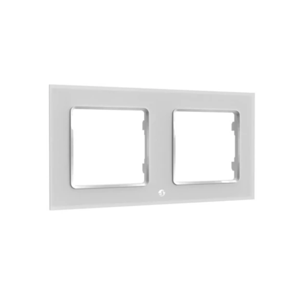SHELLY Fali Villanykapcsoló Keret, 2-es fehér - SHELLY WALL SWITCH FRAME X2 WHITE (SHELLY WALL SWITCH FRAME X2 WHITE)