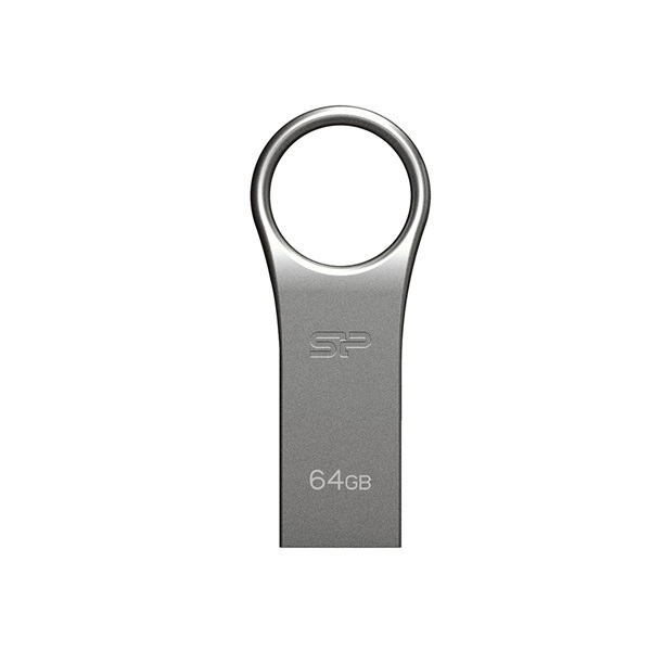 SILICON POWER Pendrive 8GB, Firma - F80 USB 2.0, Ezüst (SP008GBUF2F80V1S)