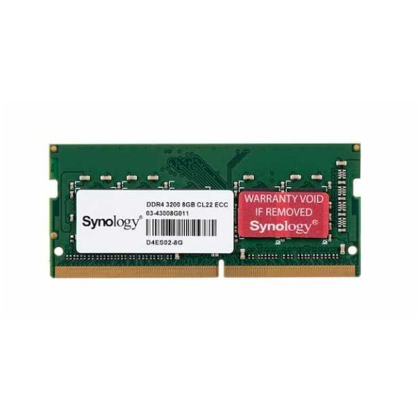 SYNOLOGY NAS Memória 8GB DDR4 ECC RAM, SODIMM (D4ES02-8G)