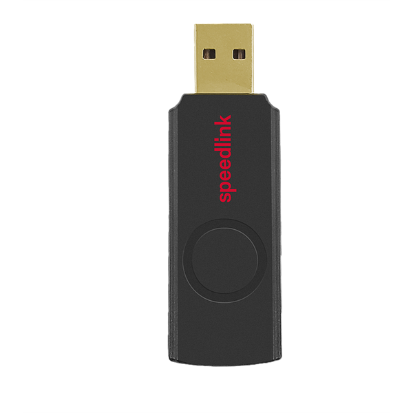 Speedlink SL-650110-BK RAIT Gamepad, vezetéknélküli - PC/PS3/Switch, fekete (SL-650110-BK)