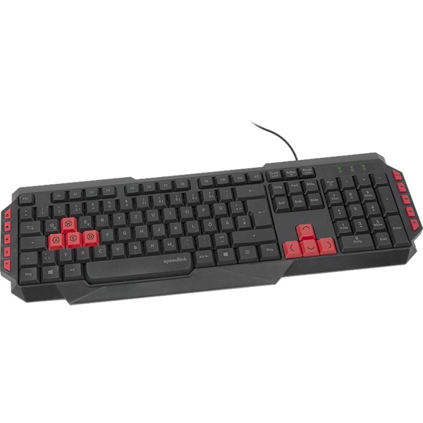 Speedlink SL-670009-BK-HU LUDICIUM Gaming billentyűzet fekete