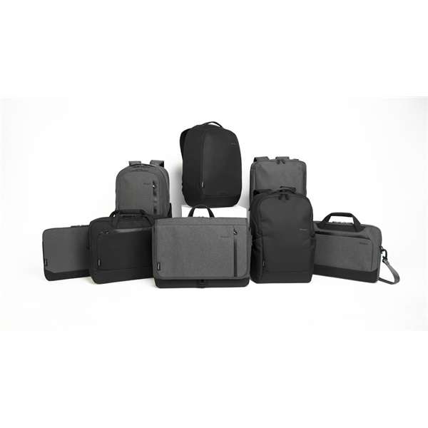 TARGUS Notebook hátizsák TBB58802GL, Cypress 15.6” Security Backpack with EcoSmart® - Grey (TBB58802GL)