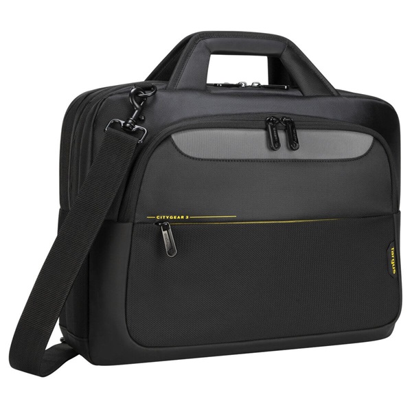 TARGUS Notebook táska TCG460GL, CityGear 14-15.6" Topload Laptop Case - Black (TCG460GL)