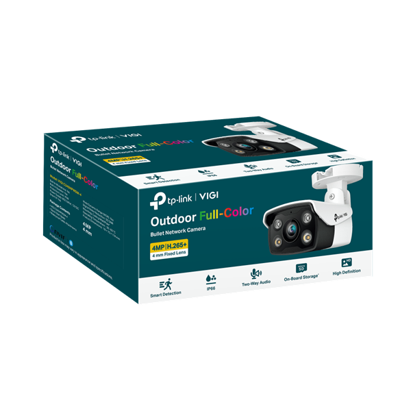 TP-LINK IP Kamera kültéri éjjellátó 4 Megapixel, 2.8mm Objektív, VIGI C340(2.8MM) (VIGI C340(2.8MM))