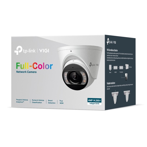TP-LINK IP Kamera kültéri színes éjjellátó 4 Megapixel, 4mm Objektív, INSIGHT S445(4MM) (INSIGHT S445(4MM))