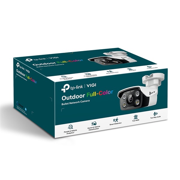TP-LINK IP Kamera kültéri színes éjjellátó 5 Megapixel, 6mm Objektív, VIGI C350(6MM) (VIGI C350(6MM))