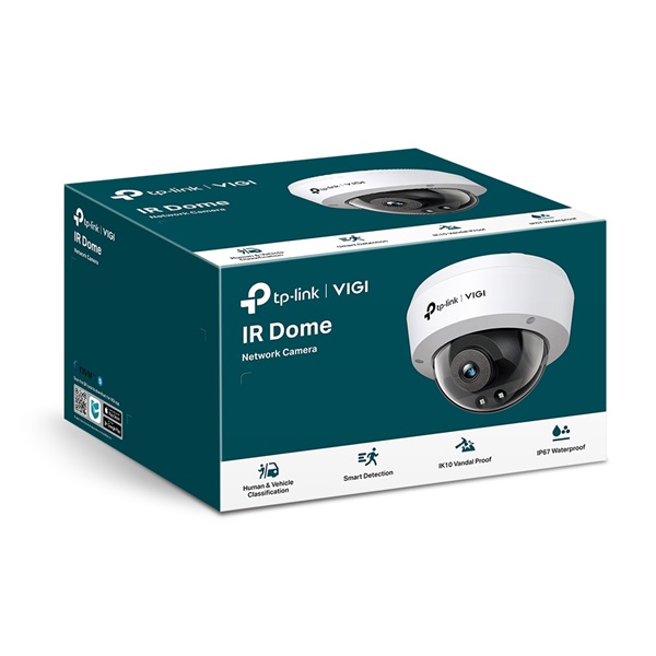 TP-LINK IP Kamera kültéri/beltéri éjjellátó 3 Megapixel, 2.8mm Objektív, VIGI C240I(2.8MM) (VIGI C240I(2.8MM))