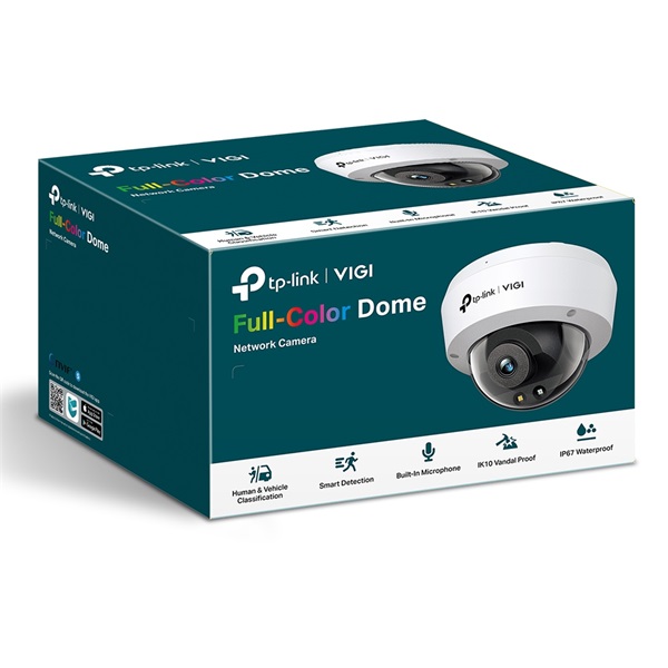 TP-LINK IP Kamera kültéri/beltéri éjjellátó 4 Megapixel, 2.8mm Objektív, VIGI C240(2.8MM) (VIGI C240(2.8MM))
