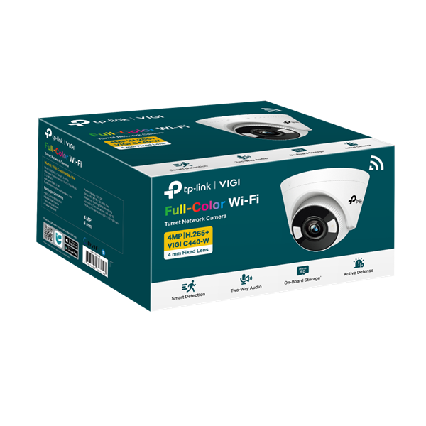 TP-LINK IP & Wi-Fi-s Kamera beltéri éjjellátó 4 Megapixel, 4mm Objektív, VIGI C440-W(4MM) (VIGI C440-W(4MM))