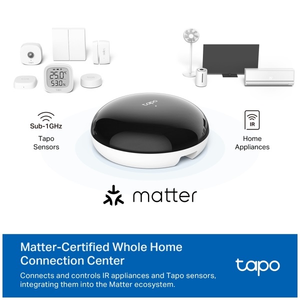 TP-LINK Smart IR & IoT HUB Wi-Fi-s, TAPO H110 (TAPO H110)