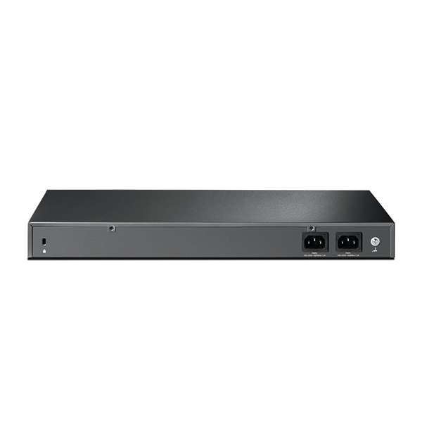 TP-LINK Switch 20x1000Mbps + 4xGigabit SFP kombó + 4x10G SFP+ + 1xkonzol port, Menedzselhető, SG3428XF (SG3428XF)