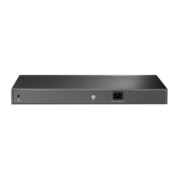 TP-LINK Switch 24x100Mbps (24xPOE) + 4x1000Mbps + 2xGigabit SFP, Menedzselhető, SL2428P (SL2428P)