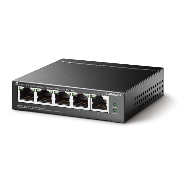 TP-LINK Switch 5x100Mbps (4xPOE), TL-SF1005LP (TL-SF1005LP)