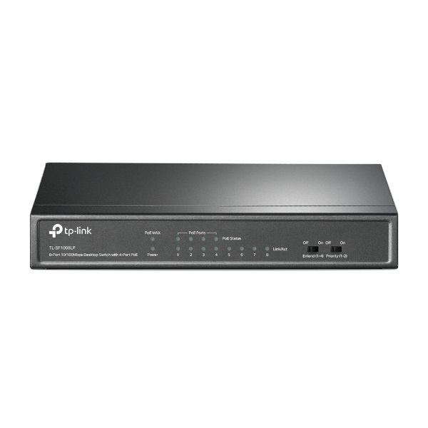 TP-LINK Switch 8x100Mbps (4xPOE), TL-SF1008LP (TL-SF1008LP)