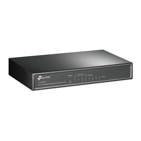 TP-LINK Switch 8x100Mbps (4xPOE), TL-SF1008P (TL-SF1008P)