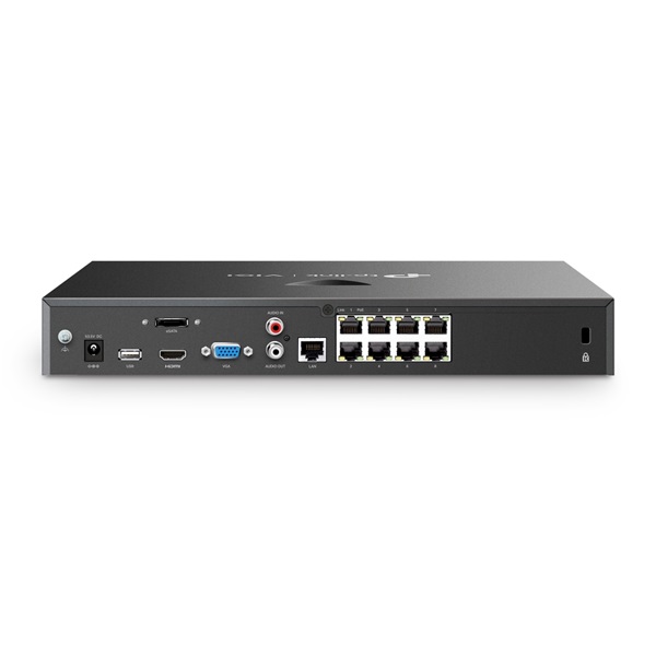 TP-LINK Video recorder 8 csatornás POE+, VIGI NVR2008H-8MP (VIGI NVR2008H-8MP)