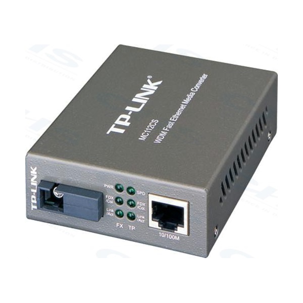TP-LINK Optikai Media Konverter WDM 100(réz)-100FX(SC) Single mód, MC112CS (MC112CS)