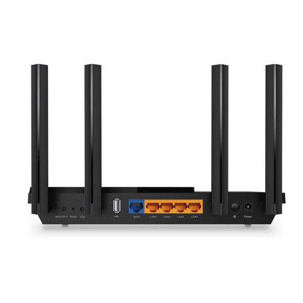 TP-LINK Wireless Router Dual Band AX3000 1xWAN(1000Mbps) + 4xLAN(1000Mbps) + 1xUSB 3.0, Archer AX55 (ARCHER AX55)