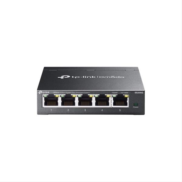 TP-Link ES205G Omada 5x1000Mbps Fémházas Easy Smart Switch (ES205G)