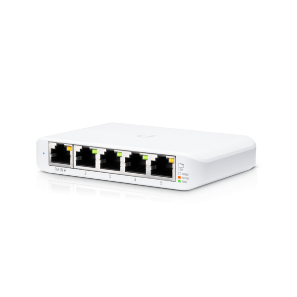 UBiQUiTi Switch 5x1000Mbps (POE Input), Menedzselhető, Asztali - USW-FLEX-MINI (USW-FLEX-MINI)