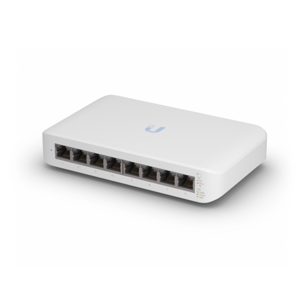 UBiQUiTi Switch 8x1000Mbps (4xPOE+), Menedzselhető, Falra rögzíthető, Asztali - USW-LITE-8-POE (USW-LITE-8-POE)