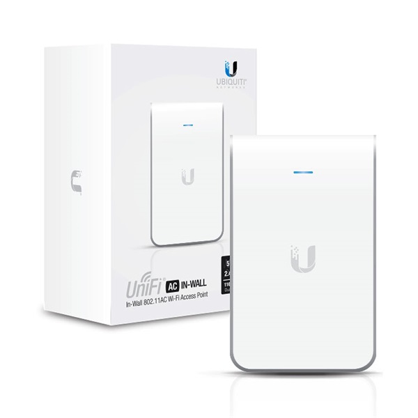 UBiQUiTi Wireless Access Point DualBand 3x1000Mbps, 1,167Gbps, Falra szerelhető, POE tápegység nélkül - UAP-AC-IW (UAP-AC-IW)