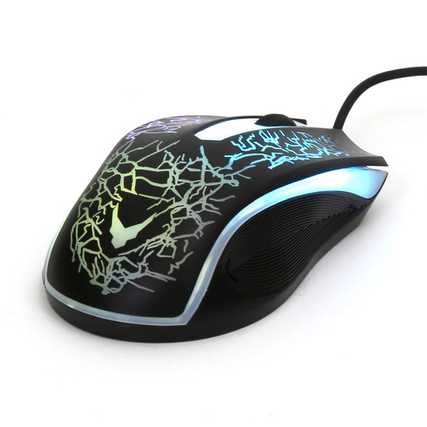 VARR optikai gamer egér, OM-125 PREDOS PRO-GAMING 800-1200-1600 DPI LED (OM0125)