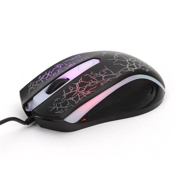 VARR optikai gamer egér, OM-125 PREDOS PRO-GAMING 800-1200-1600 DPI LED (OM0125)