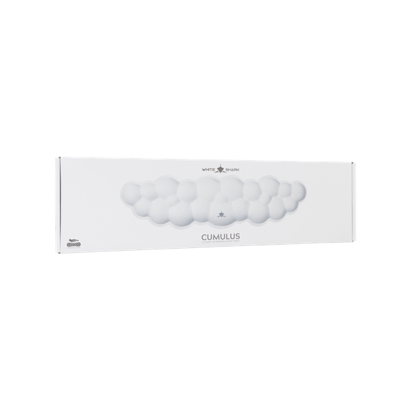WHITE SHARK KP-012W CUMULUS-W csuklótámasz 90X40X3cm, fehér (WS KP-012W)
