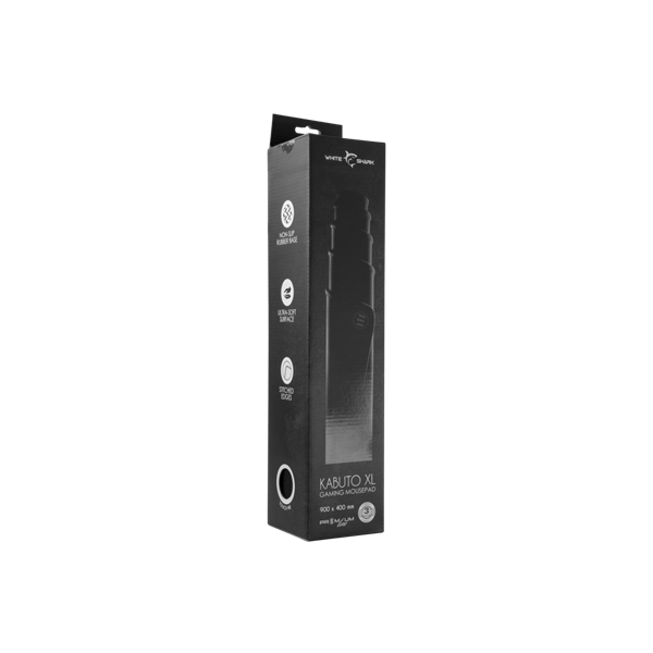 WHITE SHARK PREMIUM ESL-MP4 KABUTO  XL EGÉRPAD 90 x 40 cm Fekete (WSP ESL-MP4)