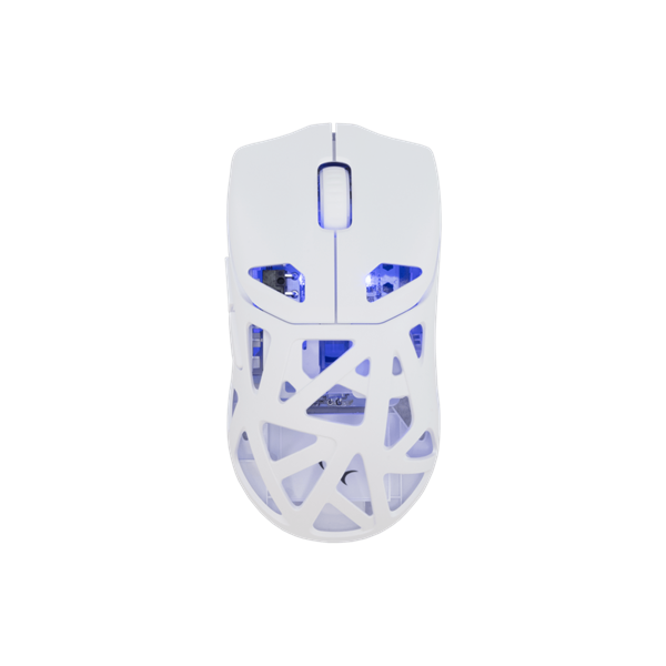 WHITE SHARK WGM-5019W DAGONET-W / 12.000 dpi fehér vez.nélk. gam. egér Pixart3311 (WS WGM-5019W)