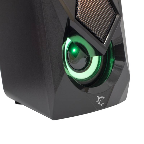 WHITE SHARK BEAT RGB Hangszóró, 2.0, 6W, RGB LED (GSP-619)