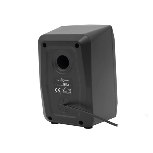 WHITE SHARK BEAT RGB Hangszóró, 2.0, 6W, RGB LED (GSP-619)