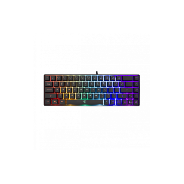 WHITE SHARK WS GK-2201B-HU RONIN-B fekete magyar!! membrán gamer billentyűzet (WS GK-2201B-HU)