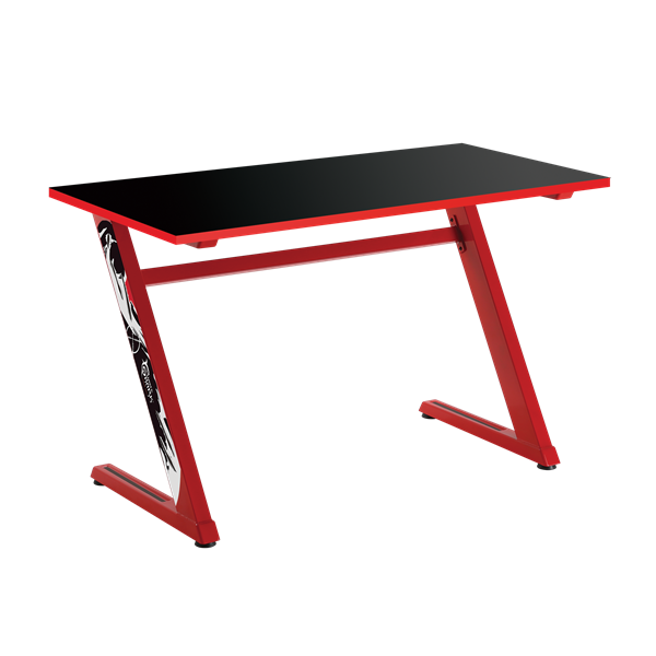 WHITE SHARK ZZ gamer asztal fekete/piros (GD-ZZ-RED)