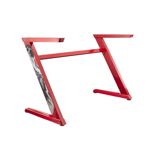 WHITE SHARK ZZ gamer asztal fekete/piros (GD-ZZ-RED)
