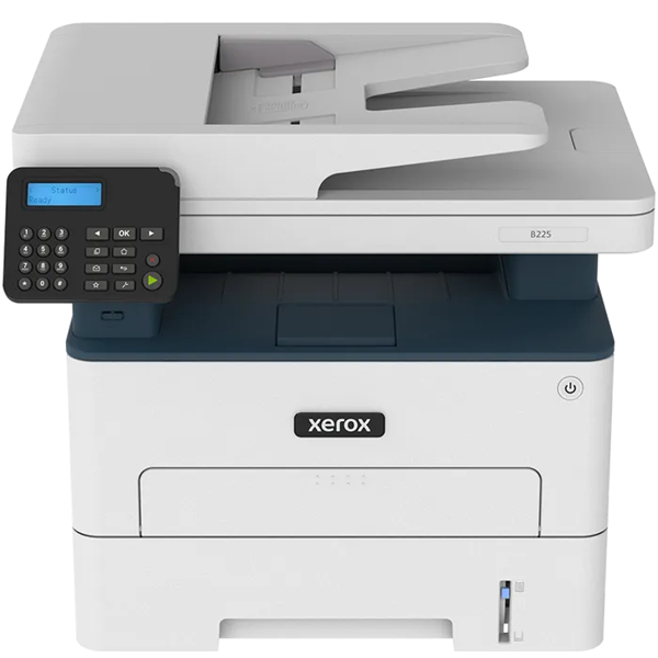 XEROX FF lézer MFP B225 NY/M/S, A4, 34l/p, duplex, 30.000 ny/hó, 512MB, LAN/USB/WIFI, 600x600dpi, 250+60 lap adagoló (B225V_DNI)