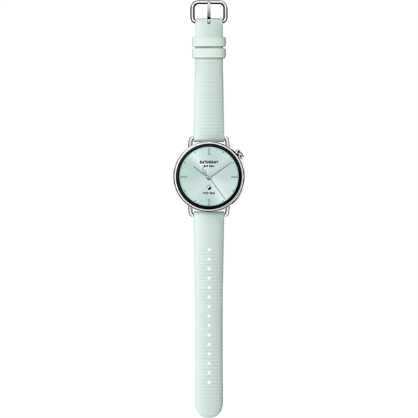 XIAOMI BHR080CGL S4 Okosóra flourgumi szíjjal, 41mm, Világoszöld (BHR080CGL)