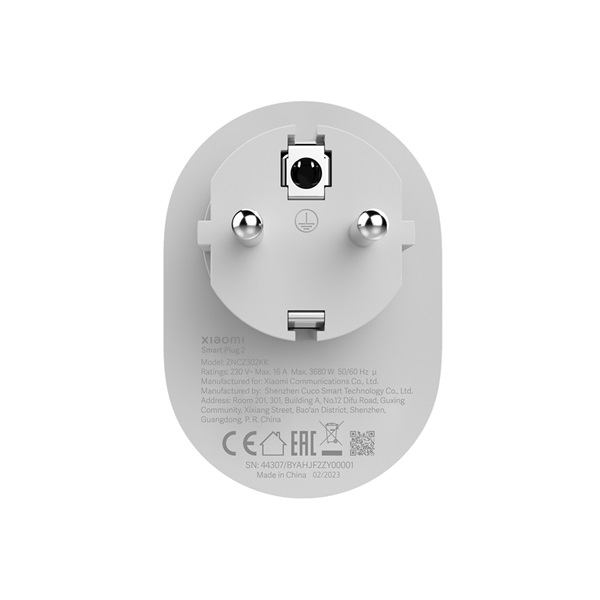 XIAOMI Mi Smart Plug 2 EU - okos konnektor (BHR6868EU)