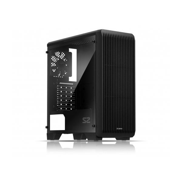 ZALMAN Ház Midi ATX S2 Tápegység nélkül, Fekete (S2)