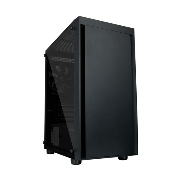 ZALMAN Ház Midi ATX T3 PLUS Üvegfalú Tápegység nélkül, Fekete (T3 PLUS)