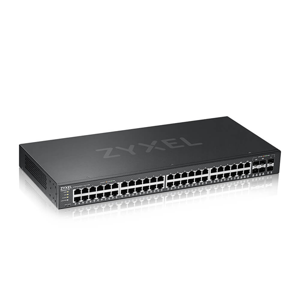 ZYXEL Switch 44x1000Mbps + 4xGigabit kombó SFP + 2xGigabit SFP, Menedzselhető Rackes, GS2220-50-EU0101F (GS2220-50-EU0101F)