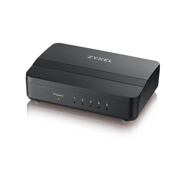 ZYXEL Switch 5x1000Mbps, Műanyagházas Asztali, GS-105SV2-EU0101F (GS-105SV2-EU0101F)