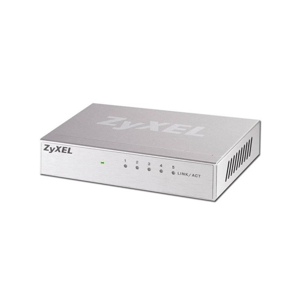 ZYXEL Switch 5x100Mbps, Fémházas Asztali, ES-105AV3-EU0101F (ES-105AV3-EU0101F)