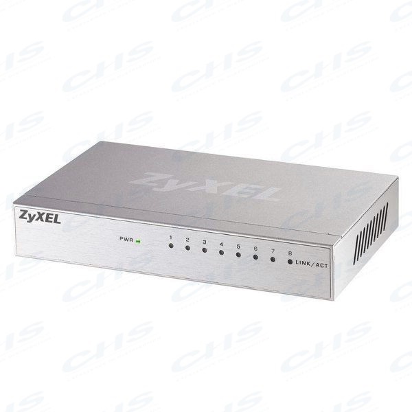 ZYXEL Switch 8x1000Mbps, Fémházas Asztali, GS-108BV5-EU0101F (GS-108BV5-EU0101F)