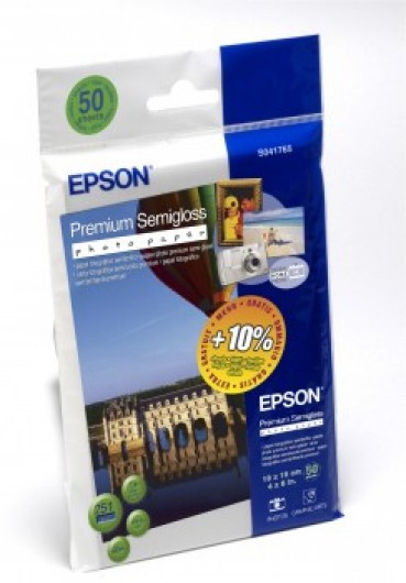 Epson selyemfényű fotópapír (10x15, 50 lap, 251g) (C13S041765)