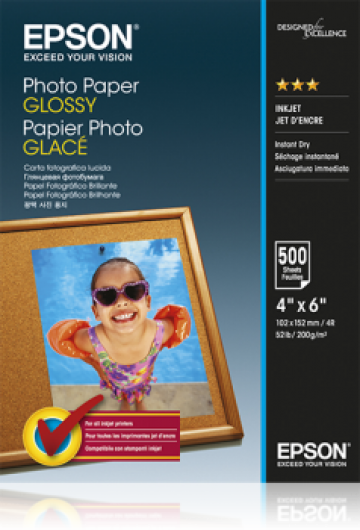 Epson fényes fotópapír (10x15, 500 lap, 200g) (C13S042549)
